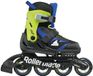 Rollerblade Microblade Skates Junior Unisexe Noir/Bleu/Jaune Taille 36.5