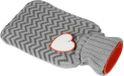 Inspirion Bouillotte - 0,75L - gris - avec petit cœur