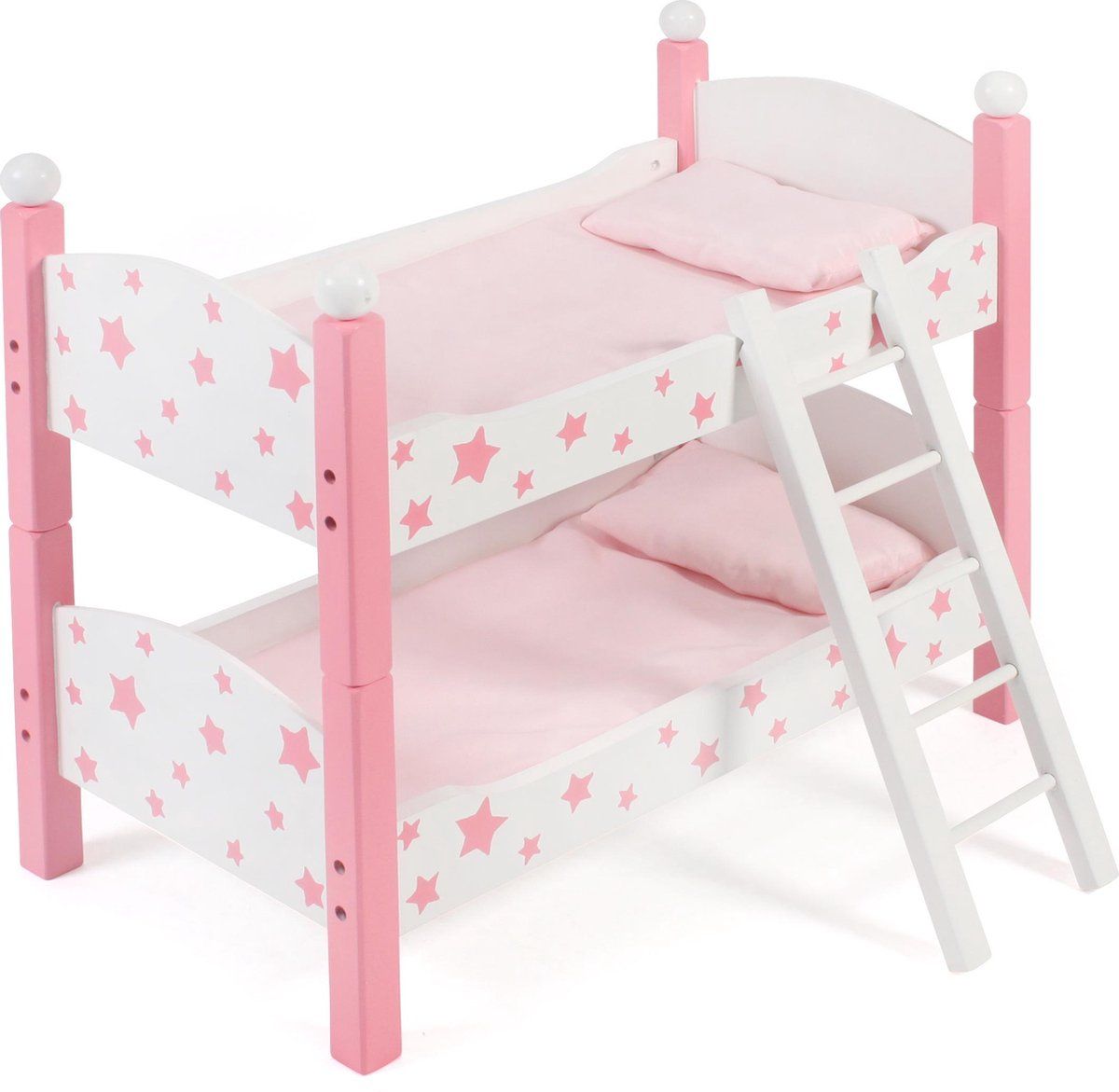 Bayer Chic 2000 513 88 poppenstapelbed - sterren roze