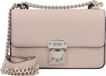 GUESS Eliette Mini Convertible XBody Flap Light Beige Oud roze Schoudertas