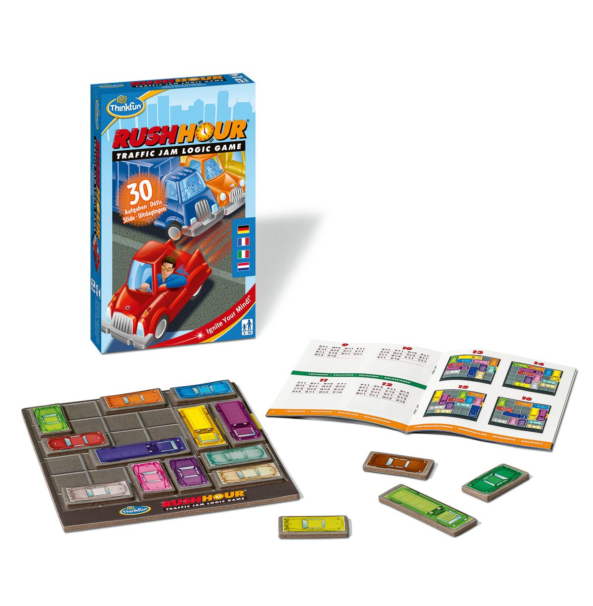 ThinkFun Games Rush Hour Mitbringspiel - Bordspel - 8+ jaar