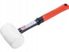 Extol Premium Madal Bal a.s. Slaghamer rubber wit 70mm - Versterkt, trillingsvrij voor stratenmakers & plaatwerk
