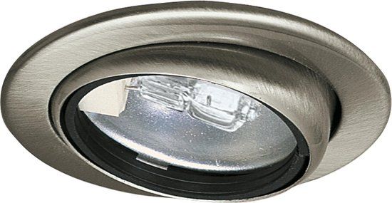 Paulmann - Onderbouwlamp - Rond - Zwenkbaar - 69mm - Geborsteld Staal