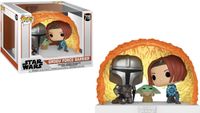 Star Wars The Mandalorian Funko Pop Vinyle : Grogu Force Barrier