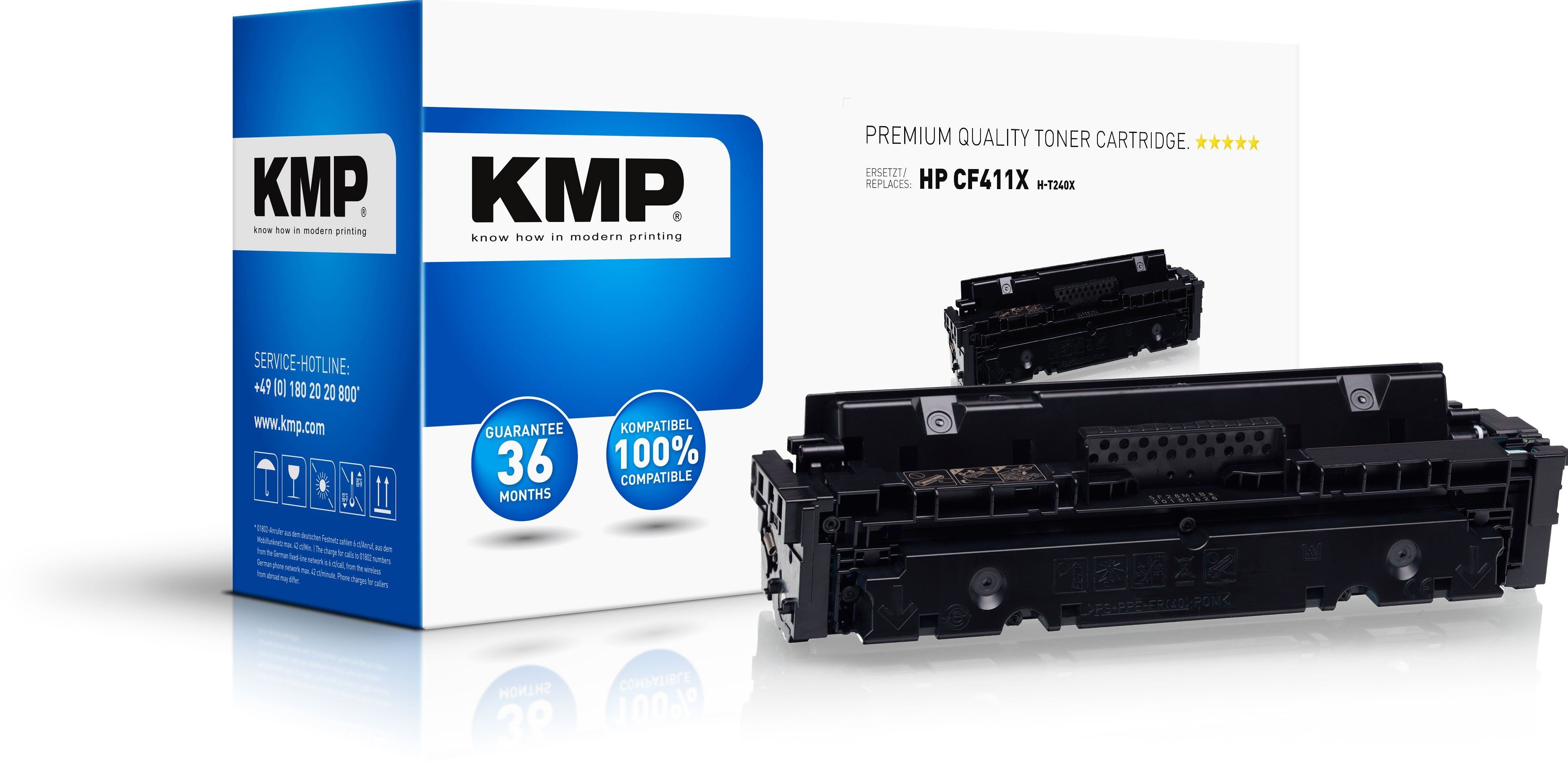 KMP 2538,3003 - Tonercartridge - cyaan - 1 stuk