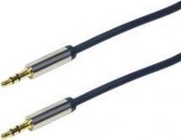 LogiLink Stereo Audiokabel 1.50 m Blauw