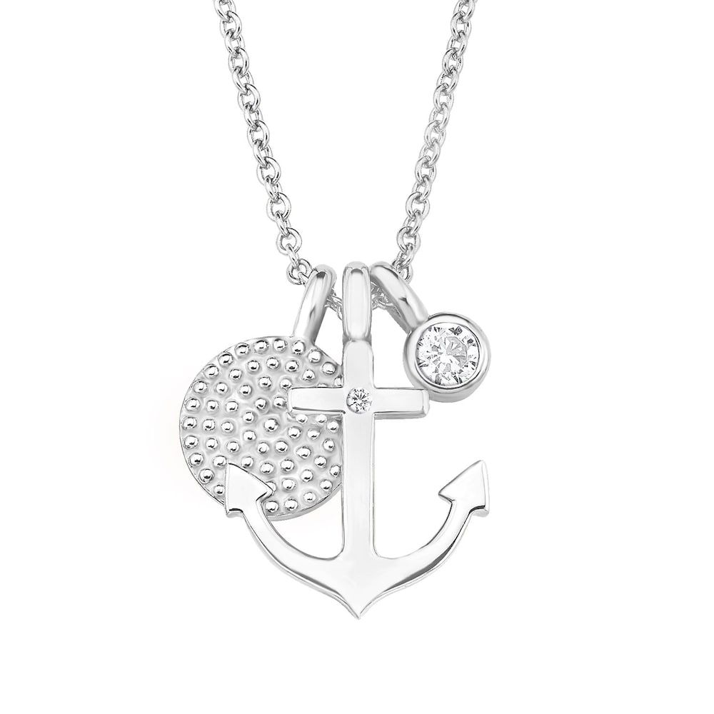s.Oliver Ketting met hanger dames zilver zirkonia