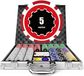 Pokerset met 500 pokerchips van 11,5 gram, inclusief aluminium koffer
