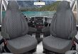 BREMER SITZBEZÜGE Pilot Seat Covers for Ducato Campervans - Grey, 2-Piece Set
