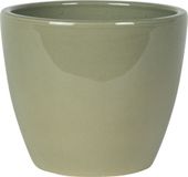 Ter Steege Bloempot - groen - Scandinavische look - glanzend - keramiek - 18 x 16 cm