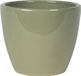 Ter Steege Bloempot - groen - Scandinavische look - glanzend - keramiek - 18 x 16 cm