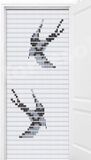 vliegengordijnenexpert Vliegengordijn Hulzen Zwaluwen transparant - 90cm x 210cm