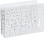 HAKU Tijdschriftenrek | Metaal | Wit | 35 x 10 x 26 cm