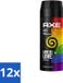 AXE 12 x Deodorant Spray Unite Verzorgend Kruidige Geur 150 ml