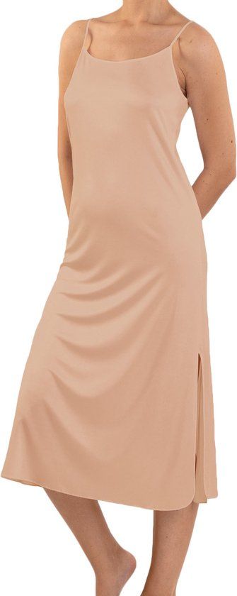 Nina von C Onderjurk Extra Lang Beige - Maat 3XL