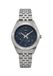 Timex Legacy Quartz Analoog Horloge Zilverkleurig En Blauw Kast Gemaakt Van 100% Roestvrij Staal En Een Armband Van 100% Roestvrij Staal 36 TW2Y20100AJ
