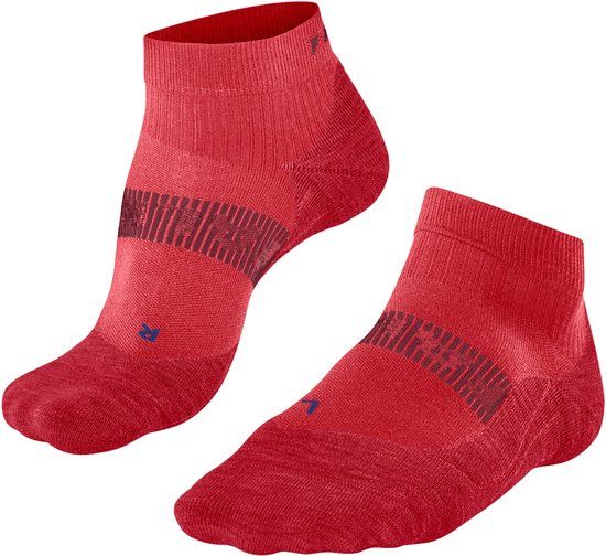 FALKE RU4 Cool Short anti-blaar functioneel materiaal hardloopsokken heren rood - maat 44-45