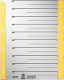 Esselte Leitz Scheidingsblad 16520015 Din A4 230 G Karton Geel