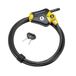 Master Lock 8413DPF, Zwart en Geel, 6' x 3/8" diameter