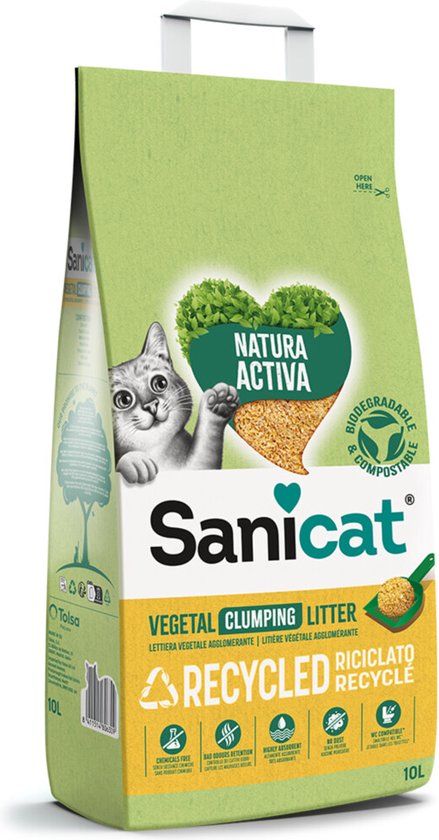 Sanicat Natura Activa Recycled - 10 liter