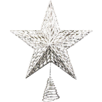 Gisela Graham Gouden Glitter Kerstboom Ster