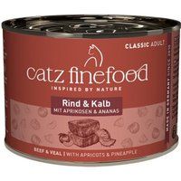 Catz finefood Classic Adult Rund en kalf 6x200 g