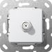 GIRA 565003 SAT-F-connector, koppeling, blanc pur, brillant