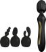 Kama Sutra Rhythm Bhangra Wand Massager - Zwart
