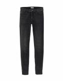 Wrangler Dames skinny broek Soft Nights Zwart Katoen Denim W25 x L32