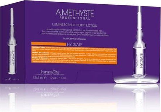 Farmavita Amethyste Hydrate Luminescence Nutri Lotion - 12 x 8ml