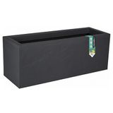 Merkloos EDA Bloempot Volcania'Up Zwart Antraciet 79,5 x 29,5 x 29,5 cm