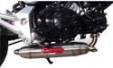 GPR Exclusive Deeptone Inox Reverse Msx/grom 125 13-17 Cat Complet Système d'échappement homologué Argent Homologué