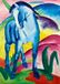 Bluebird Puzzle Franz Marc - Blue Horse I 1911 - 1000 stukjes
