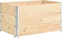 vidaXL Verhoogde Plantenbakken 50x100 cm Massief Grenenhout - Bruin