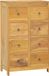 vidaXL Ladekast - Massief Teakhout - 8 Lades - 55x30x90 cm