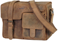 Kalahari KAAMA LS-31 Schoudertas - Bruin - Leer