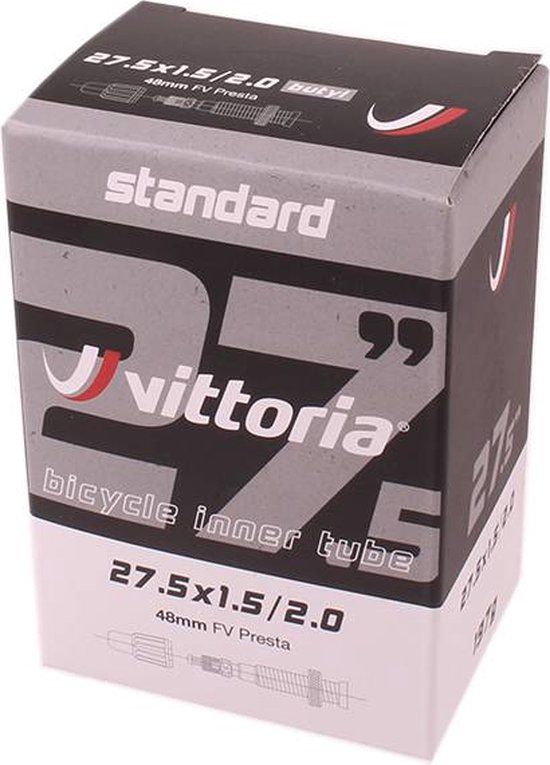 Vittoria Binnenband Standard 27.5 x 1.5/2.0 Presta 48 mm