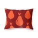 BonaMaison Oranje-Bordeaux Decoratieve Kussensloop, Kussenhoezen Bank, Decoratieve Kussenhoesjes, Kussensloop; Sofa, Slaapkamer, Kantoor, Auto 35x50 Cm - Ontworpen en vervaardigd in Turkije