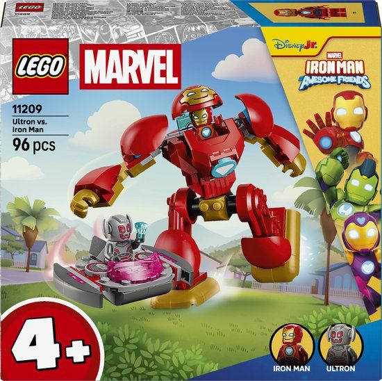 LEGO | Marvel Iron Man en Zijn Fantastische Vriendjes Ultron tegen Iron Man Bouwpakket 11209