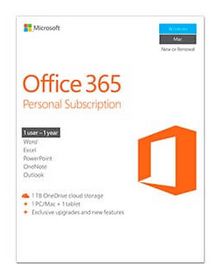 Microsoft Office 365 Personal - 1 jaar - 1 licentie - Frans