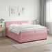 Maison Exclusive - Lit boxspring avec matelas et tête de lit Rosa 200 x 200 cm, velours
