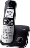 Panasonic KX-TG6851NLB Single DECT Phone - 1 Handset - Grey/Black