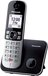 Panasonic KX-TG6851NLB Single DECT Phone - 1 Handset - Grey/Black