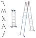OEM Scharnierladder Aluminium 20 Treden 5,76 Meter Draagvermogen 150 kg
