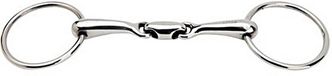 Horka mors dubbel gebroken inox 14 mm