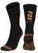 Fox Black / Orange Thermolite long sock 6 - 9 (Eu 40-43)