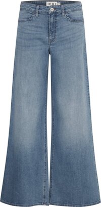 ICHI IHTWIGGY WIDE Dames Broek - Maat 28/34 - Light blue