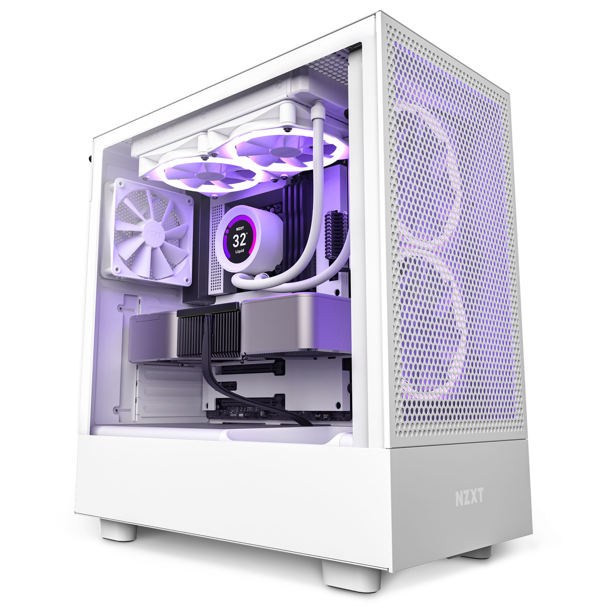 NZXT H5 Flow Midi Tower - White