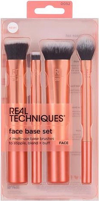 Real Techniques Face Base Set - Foundationkwast - Lichtoranje