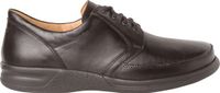 Ganter Veterschoenen Heren Leren Brede Pasvorm Schlamm 42.5